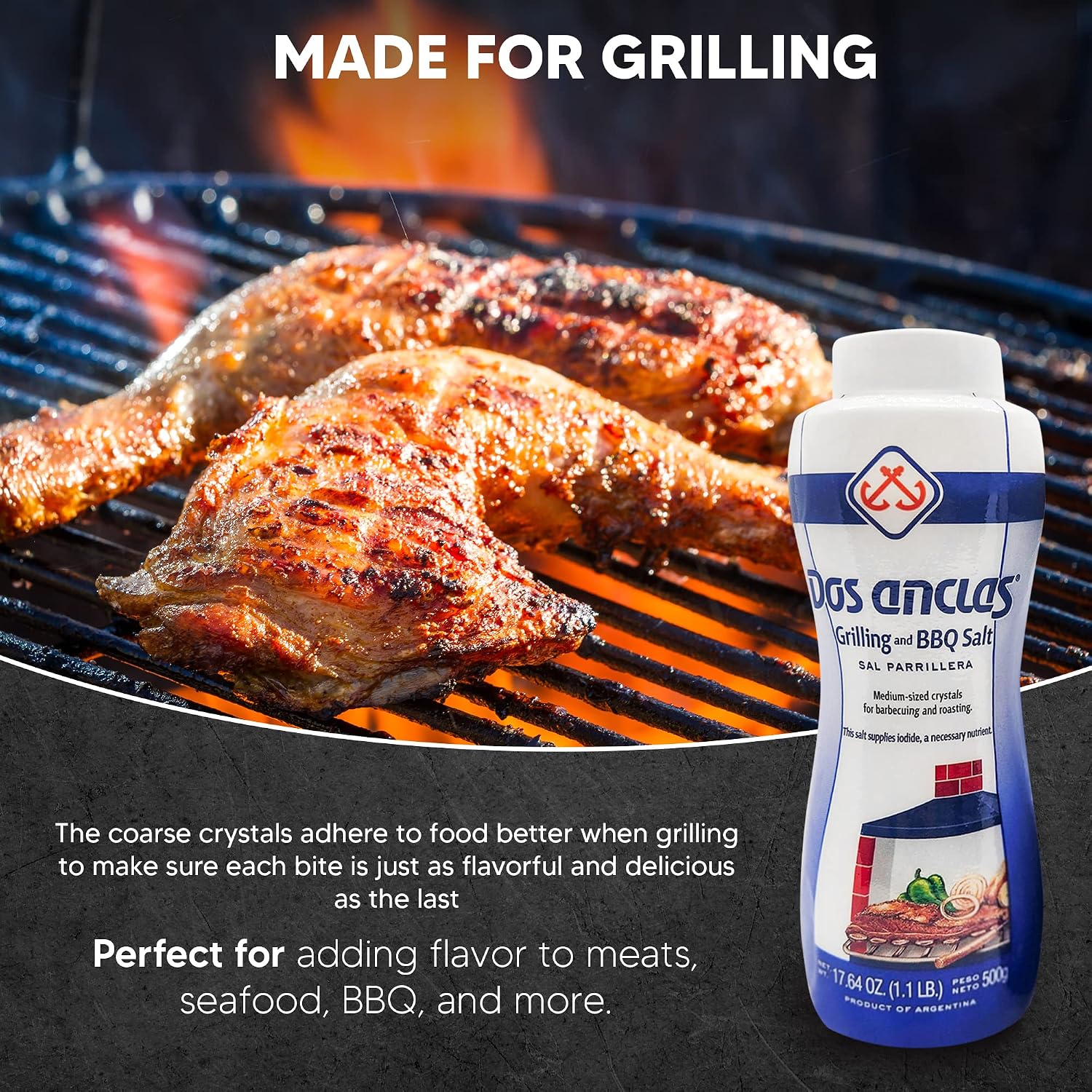 Sal Parrillera Dos Anclas / Argentinian Grilling Salt